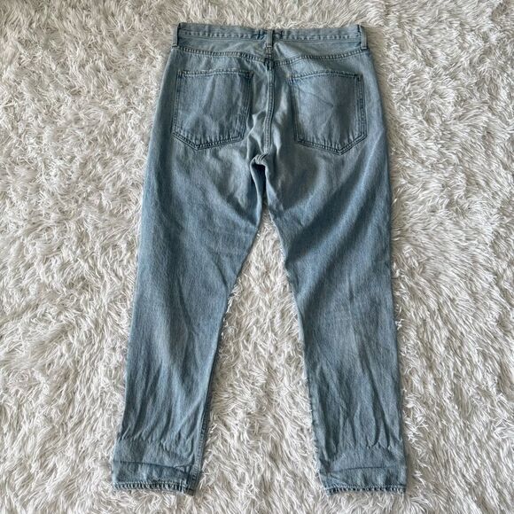 AGOLDE Jamie High Rise Distressed Straight Leg Relaxed Fit Jeans Size 30 - Picture 7 of 8